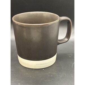 2018 Starbucks Coffee Mug 14 oz Brown White Ceramic Dishwasher‎ Microwave Safe